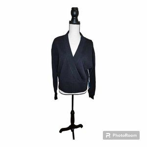 Jag Jeans Women’s Black Cross Front Sweatshirt Size M